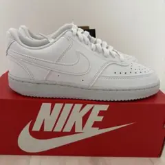 新品 ナイキ NIKE コートビジョン ホワイト ナイキ スニーカー 23.5