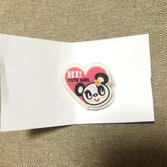 エンジェルブルー　アクリルクリップ　おほほパンダ
