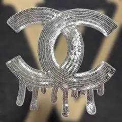 CHANEL スパンコール刺繍ワッペン