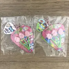 いちごつみチャーム付きミニチュアキーホルダーvol.3 2点セット