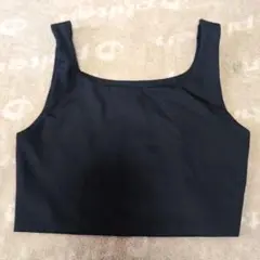 ZARA ブラック タンクトップ サイズ8(128)