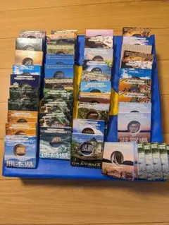 47都道府県カラー千円プルーフ銀貨 地方自治法60周年記念貨【空ケース】47個