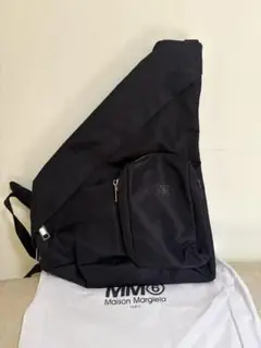 MM6 Maison Margiela ナイロン スリングバッグ ブラック