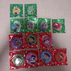 ジョイフル スヌーピー バッジ キーホルダー セット