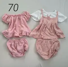 ベビー 子供服 セットアップ 2コーデセット まとめ売り 70