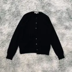【ユニクロ】カシミヤ100% クルーネックカーディガン（S）上質素材 TC377