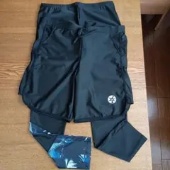 【未使用】水着　ハーフパンツ　レギンス　セット　3XL