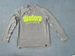 ディアドラ　DIADORA ドライ　ロングスリーブTEE 吸汗　速乾　Mサイズ