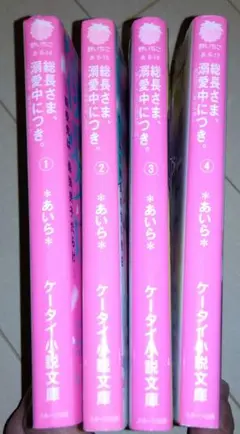ケータイ小説文庫*総長さま、溺愛中につき。 1〜4巻セット