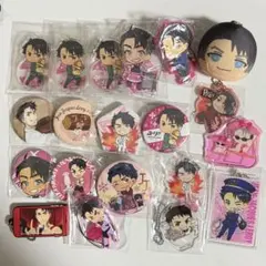 ユーリ!!! on ice JJ おまんじゅう 缶バッジ アクスタ キーホルダー