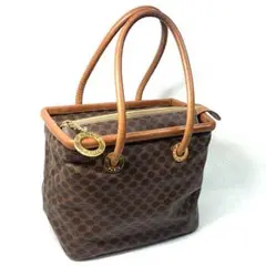 CELINE セリーヌ ビンテージ マカダム バケットハンド /T06/1