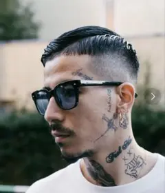 美品！ Subciety サングラス グレーレンズ ブラックフレーム