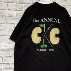 USA製90sヴィンテージTシャツ！シングルステッチ　ブラウン半袖古着XL715