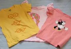 子供用Tシャツ3枚（ミニオンユニコーン・ミニー）ユニクロH＆M UNIQLO