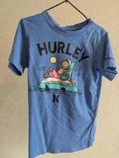 Hurley 青 猿プリント Tシャツ