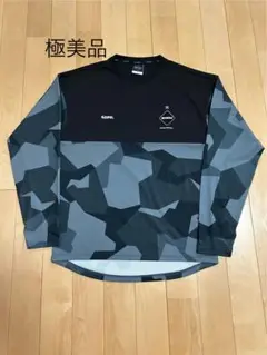 美品 FCRB CAMOUFLAGE PRACTICE L/S TOP