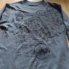 00s　Y2K　ワッフル　ロングスリーブ　Tシャツ　古着　ビンテージ