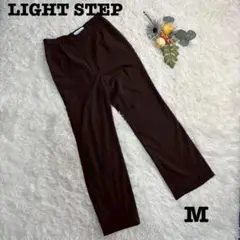 良品❤️レナウンLIGHT STEP/日本製レディースパンツ/ブラウン茶色サイズM