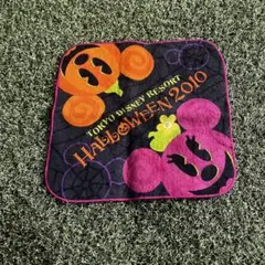 新品未使用　ディズニーリゾート　ハロウィン　ミニタオル　ミニハンカチ　2010