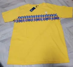 Da Hui 幾何学模様 イエロー Tシャツ XL