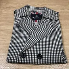 【本日限定値下未使用】Aquascutum ポケダブルチェック Wレインコート