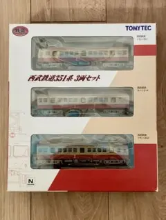 Ｎゲージ　西武鉄道351系3両セット(トミーテック) Ｎ動力化済 鉄道コレクション 西武351系 (3両セット) (鉄道模型) - ホビー