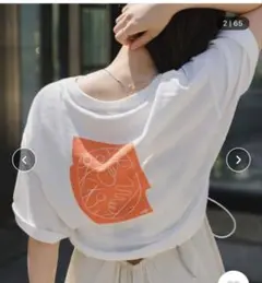 kastane SIXSENCE バックプリント Tee オフホワイト　S