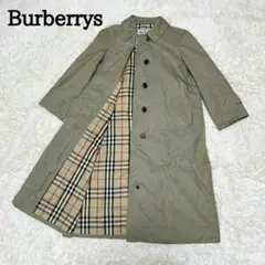 Burberrys バーバリー ステンカラーコート ノバチェック 白タグ 90s