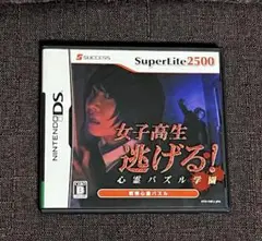 女子高生逃げる心霊パズル学園+流行り神DSゲーム、ホラーゲーム 中古】NDS SuperLite2500 女子高生逃げる! 心霊パズル学園