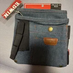 フラットケース　ワイド　EDWIN デニム