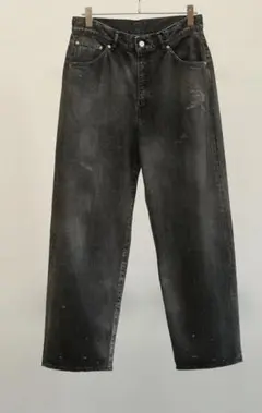 ANCELLM TAPERED 5P DENIM PANTS(BLACK)