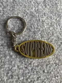 Supreme 17SS Oval Logo Keychain キーホルダー