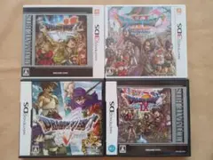 ドラゴンクエスト ⅴ ⅶ ⅸ ⅺ　まとめ売り　4枚セット　中古品　匿名配送