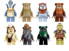 新品LEGOレゴ互換　スターウォーズ　イウォーク　ミニフィグ人形セット