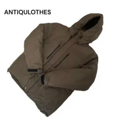 ANTIQULOTHES メンズ ダウンジャケット カーキ Mサイズ