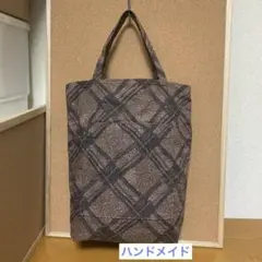 手作り　ハンドメイド　トートバッグ（やや細長）　No.14