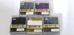空126　デリカビーズ　20g角ケース　開封済み　5セット　お買い得品