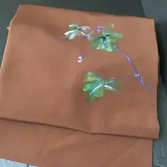 ユーズド 名古屋帯 オレンジ