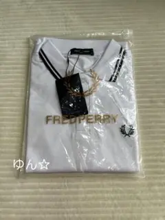 FRED PERRY ポロシャツ ホワイト新品 タグ付き
