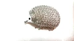新品！希少！ スワロフスキー SWAROVSKI 未使用 ハリネズミ ブローチ