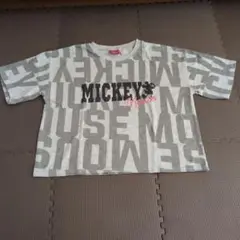 ミッキーマウス クロップドTシャツ 160