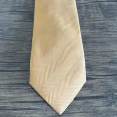 オレンジ ヘリンボーン スリムネクタイ