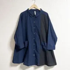 美品　布や洛　RAKU ワンピース　綿100% 日本製