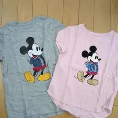 ミッキーTシャツ２枚組