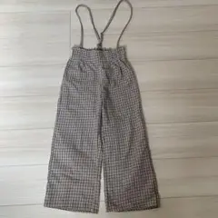 チェック柄オーバーオール（100cm~）