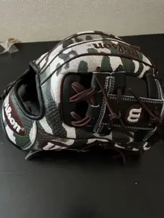 最終値下げ　Wilson 軟式内野　86型 迷彩デザイン