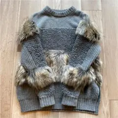 Stella McCartney ステラマッカートニー ファー ニット 36