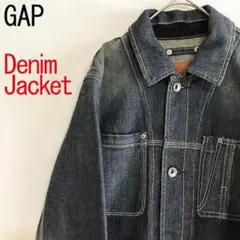 ワーク GAP ギャップ インディゴ 加工 カバーオール デニムジャケット 古着