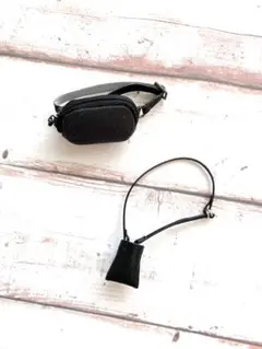 オビツ11、ねんどろいどどーる用ボディバッグ他2点セット