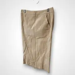 EMPORIO ARMANI タイトスカート ダブルジップ 36 ベージュ